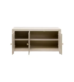 Komoda TRAVERTINO 140 x 77 cm naturalny beżowy