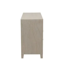 Komoda TRAVERTINO 91 x 74 cm naturalna beżowa
