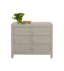 Komoda TRAVERTINO 91 x 74 cm naturalna beżowa