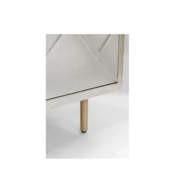 Komoda TRIANGLE 180 cm srebrna