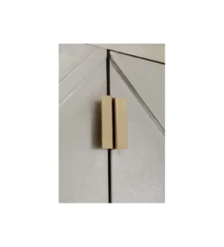Komoda TRIANGLE 180 cm srebrna