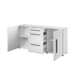 Komoda TULSA 180 cm biała