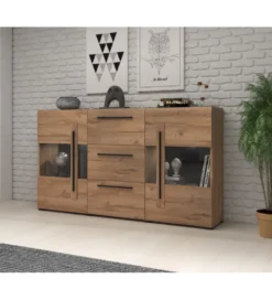 Komoda TULSA 180 cm w optyce dąb Grandson