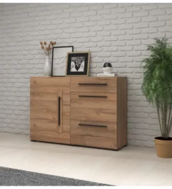 Komoda TULSA 120 cm w optyce dąb grandson