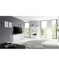 Komoda TV BASIC 210 cm biała