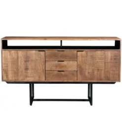 Komoda VALDEREZ 150 cm drewno mango