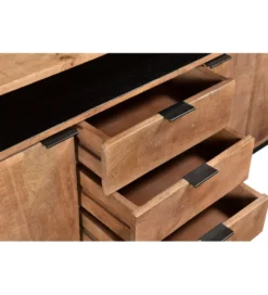 Komoda VALDEREZ 150 cm drewno mango
