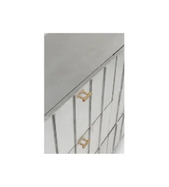 Komoda VENICE LIVE 106 cm srebrna