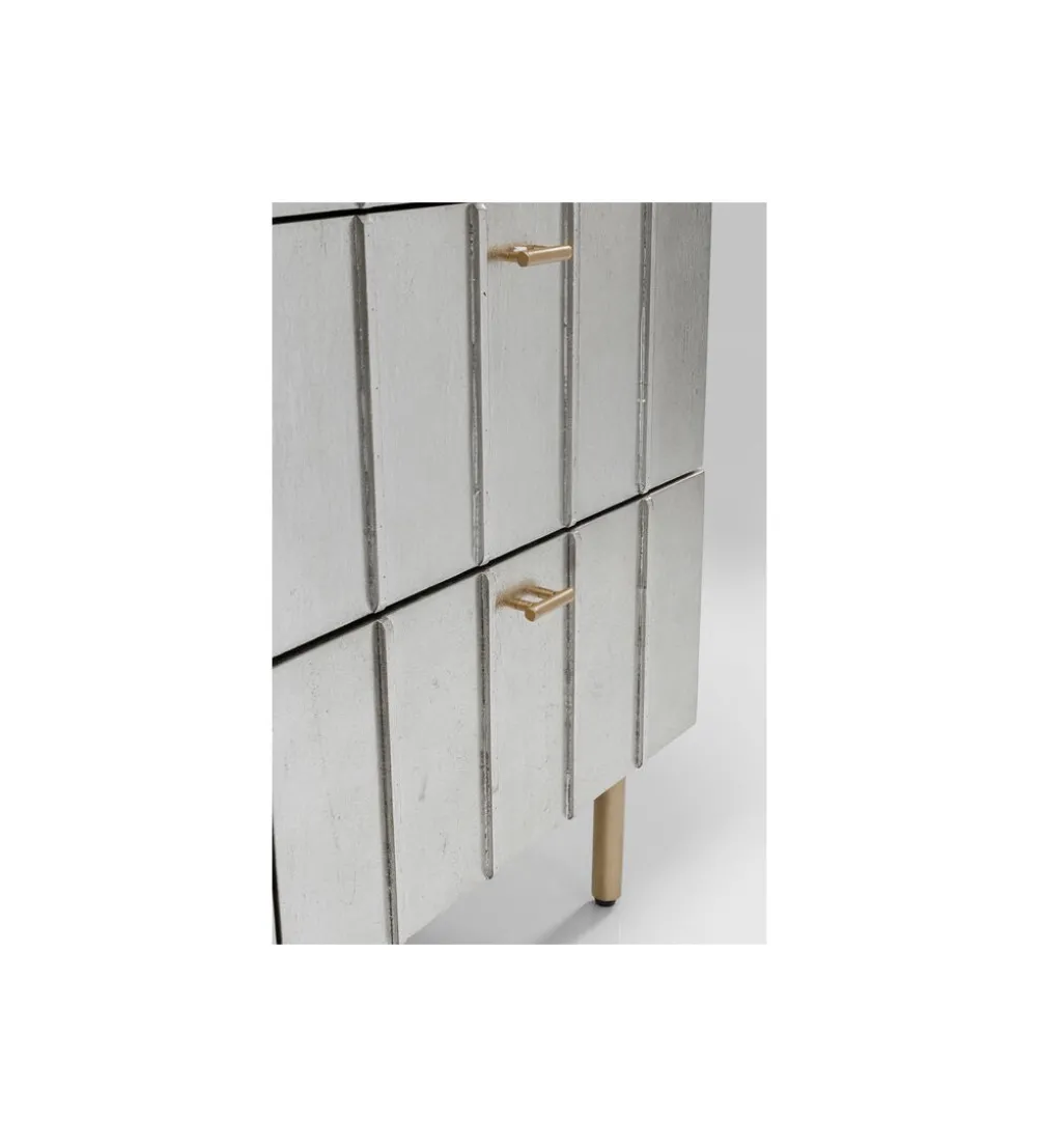 Komoda VENICE LIVE 106 cm srebrna