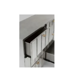 Komoda VENICE LIVE 106 cm srebrna