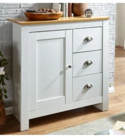 Komoda VINCENTE 79 cm biała