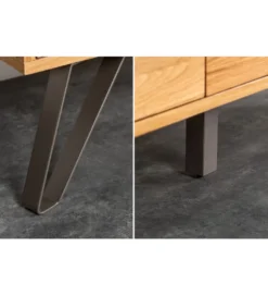 Komoda VIVENTE Living Edge 160 cm drewno dąb dziki