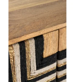 Komoda WEAVED 92 cm naturalna