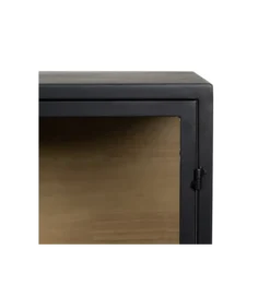 Komoda Witryna NEGRO 150 cm czarna