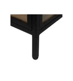 Komoda Witryna NEGRO 150 cm czarna