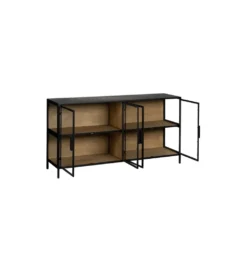 Komoda Witryna NEGRO 150 cm czarna