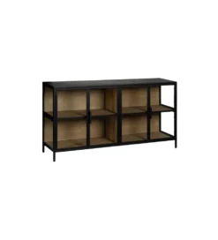 Komoda Witryna NEGRO 150 cm czarna