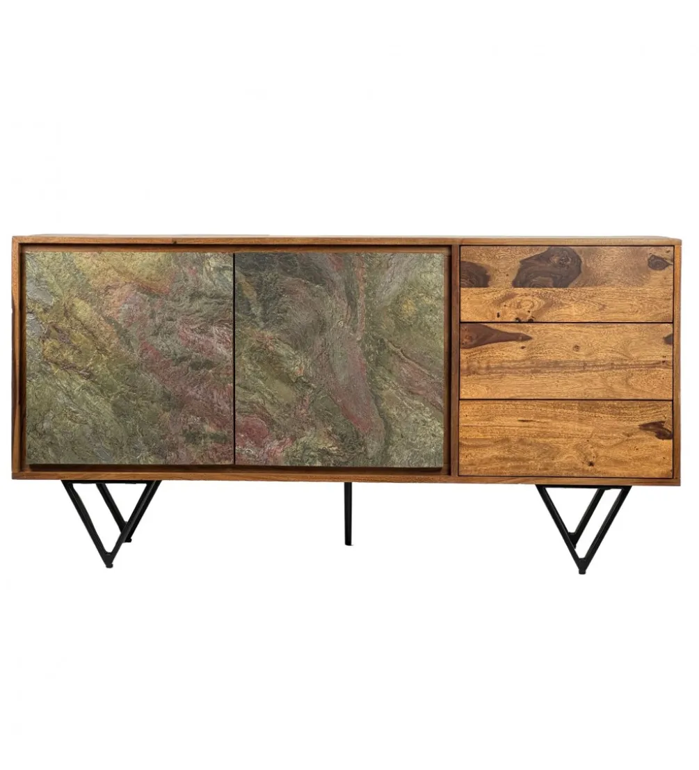 Komoda WOHNLING 150 cm drewno sheesham