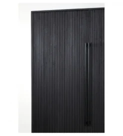 Komoda wysoka ABAGE 180 cm czarna