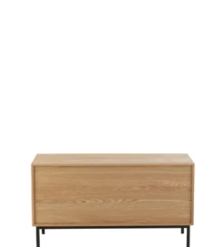 Komoda wysoka AENRMES 150 cm drewno mango