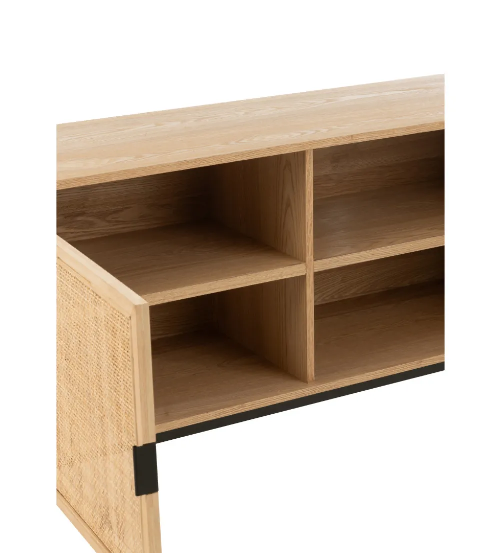 Komoda wysoka AENRMES 150 cm drewno mango