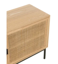Komoda wysoka AENRMES 150 cm drewno mango
