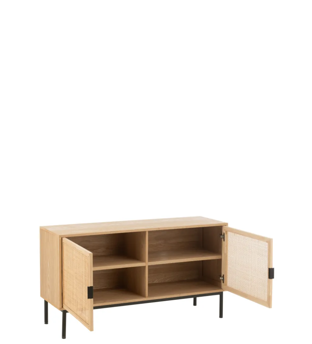 Komoda wysoka AENRMES 150 cm drewno mango