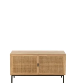 Komoda wysoka AENRMES 150 cm drewno mango
