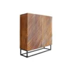 Komoda wysoka ANDRO 100 cm drewno mango brąz