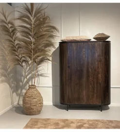 Komoda wysoka ASENSIO 100 cm szara