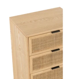 Komoda wysoka BASONOT 100 cm naturalna
