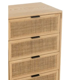 Komoda wysoka BASONOT 100 cm naturalna