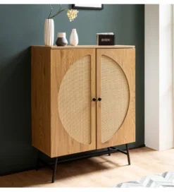 Komoda wysoka FONTA 80 cm w optyce dębu
