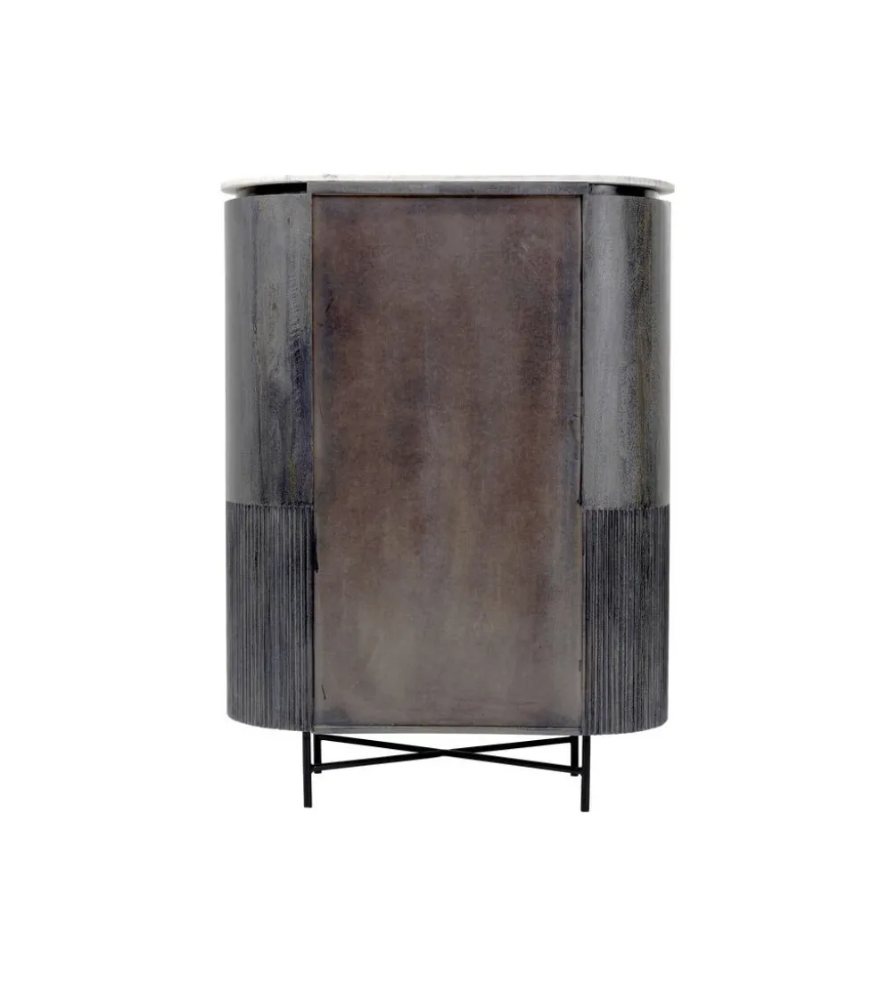 Komoda wysoka GLENN 100 cm antracytowa