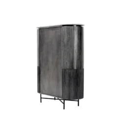 Komoda wysoka GLENN 100 cm antracytowa