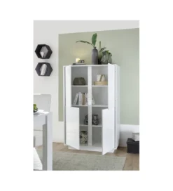 Komoda wysoka ICEE 92 cm biała