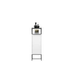 Komoda wysoka LILLE 50 cm biała