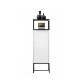Komoda wysoka LILLE 50 cm biała
