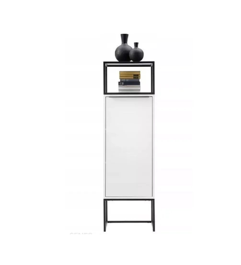 Komoda wysoka LILLE 50 cm biała