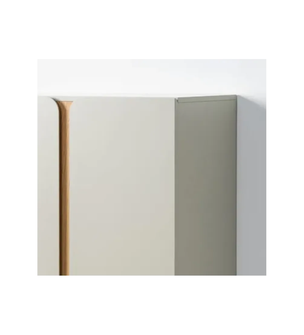 Komoda wysoka MALTA 137 cm taupe