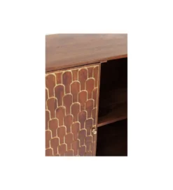 Komoda wysoka MUSKAT 75 cm drewno mango