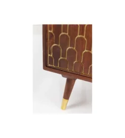 Komoda wysoka MUSKAT 75 cm drewno mango