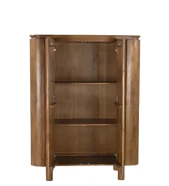 Komoda wysoka SALANO 150 cm drewno mango naturalna
