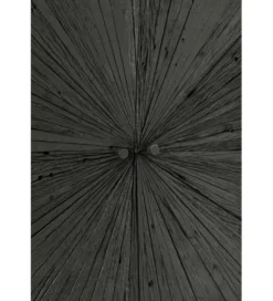 Komoda wysoka Shanil 90 cm drewno czarna