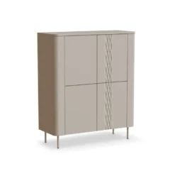 Komoda wysoka TIRANTE 120 cm kaszmir