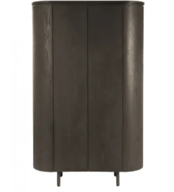 Komoda wysoka TOBAGO 180 cm czarna