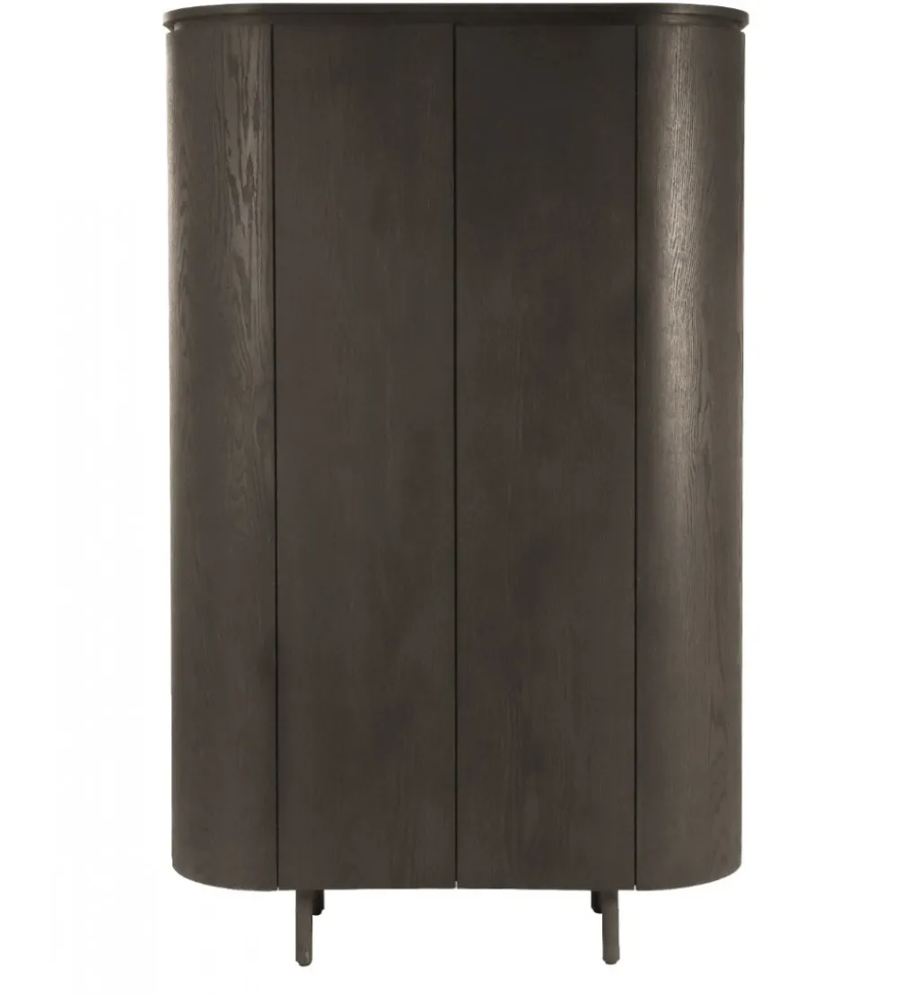 Komoda wysoka TOBAGO 180 cm czarna