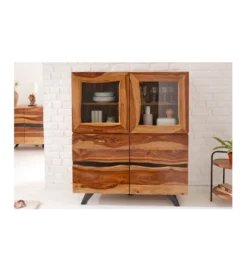 Komoda wysoka ZAMBEZI Amazonas 140 cm drewno sheesham