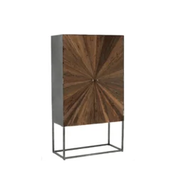 Komoda wysoka ZYGZAK 60 cm naturalna