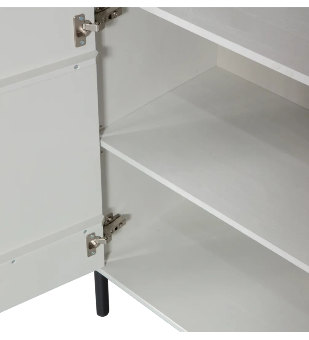 Komoda XINA 149 cm zimna szarość